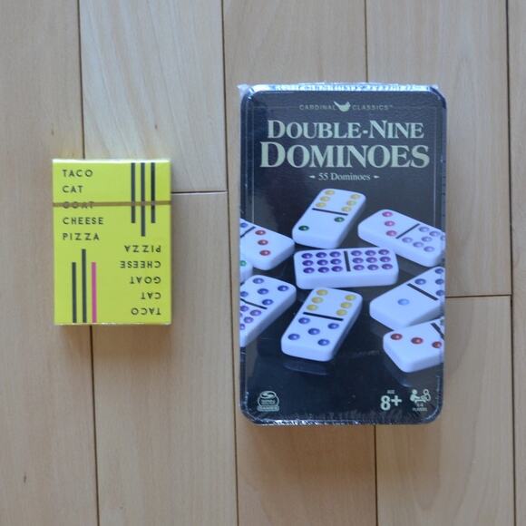 NWT Game Bundle Dominoes Taco Cat Goat Cheese Pizza - Picture 1 of 5